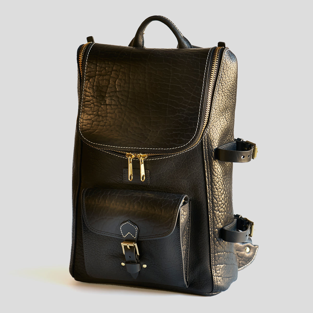No.750 Top-Zip Backpack | Bison Black
