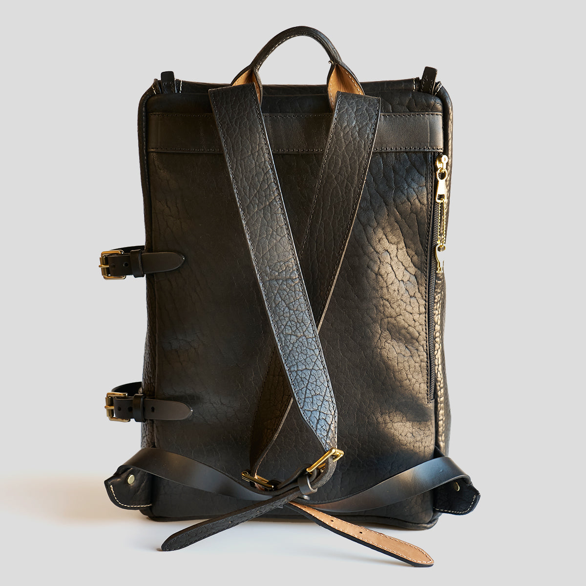 No.750 Top-Zip Backpack | Bison Black