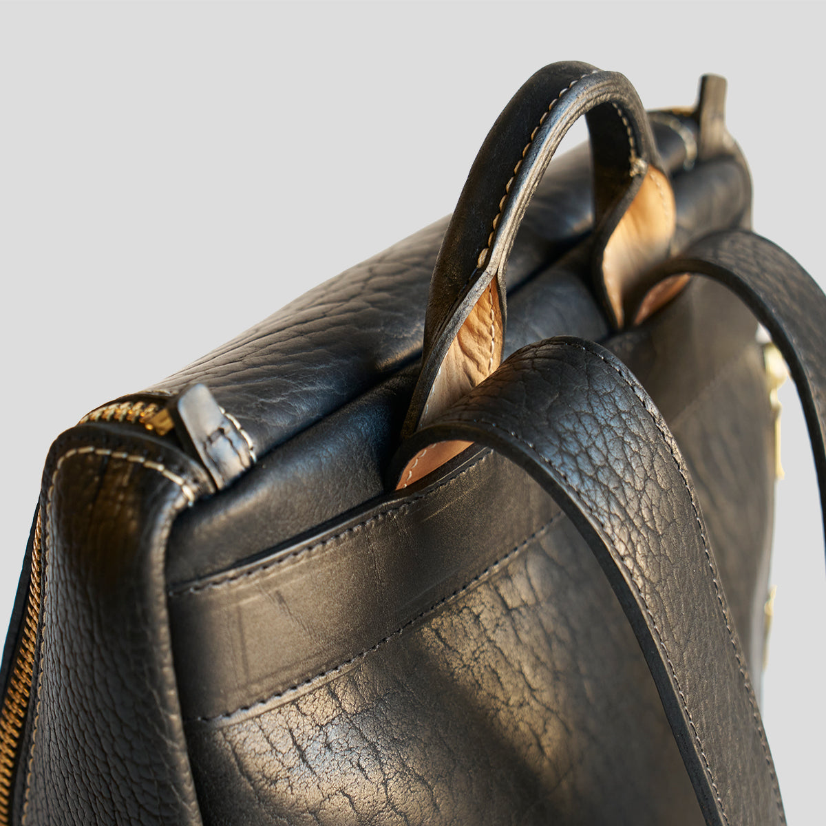 No.750 Top-Zip Backpack | Bison Black