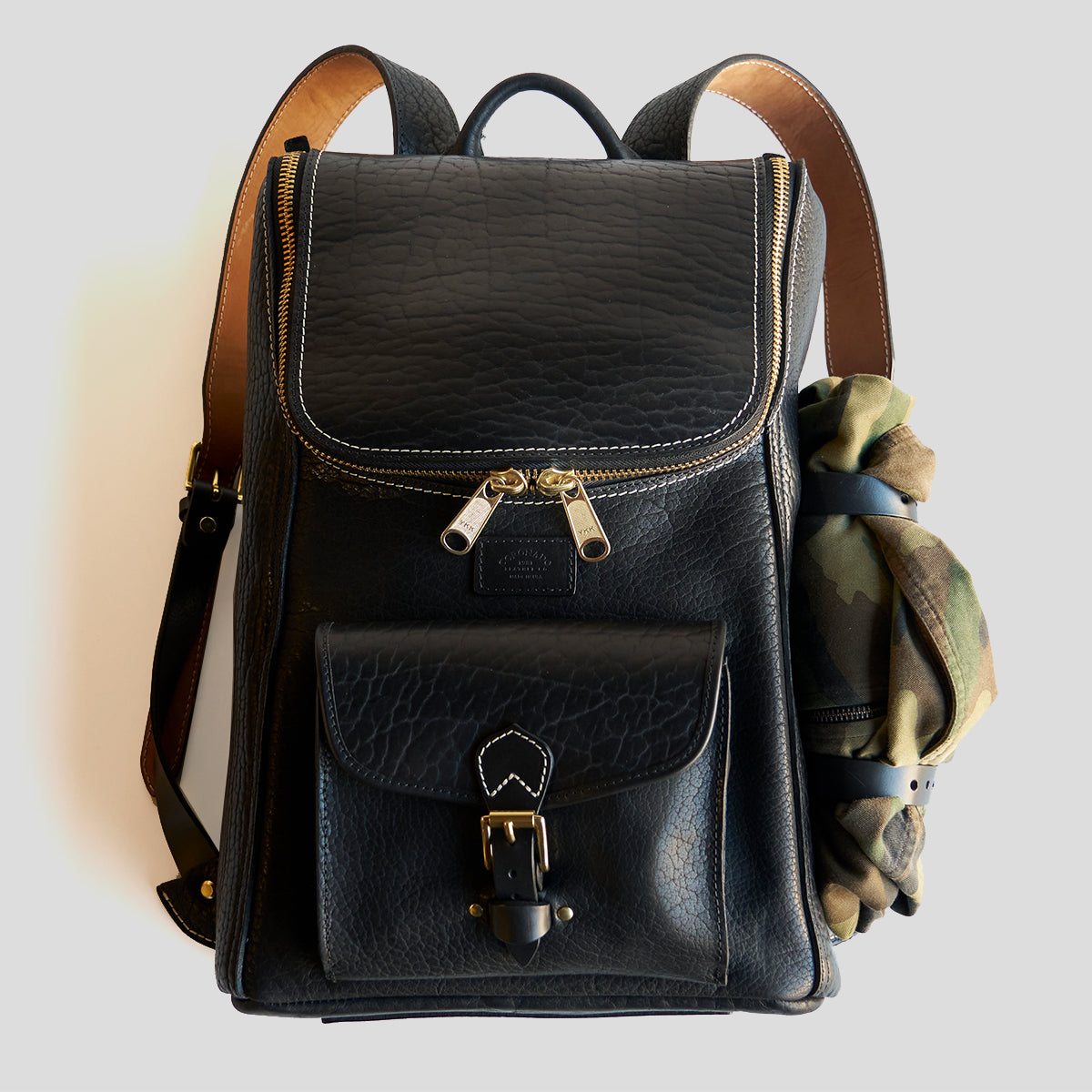 No.750 Top-Zip Backpack | Bison Black