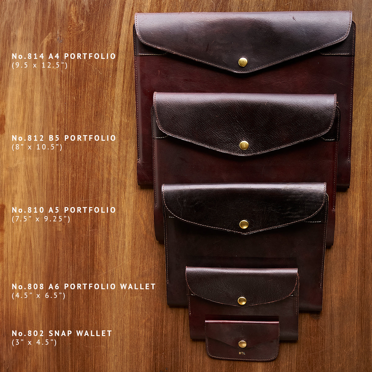 No.808 A6 Portfolio | Horween® Timber Tanned Calf