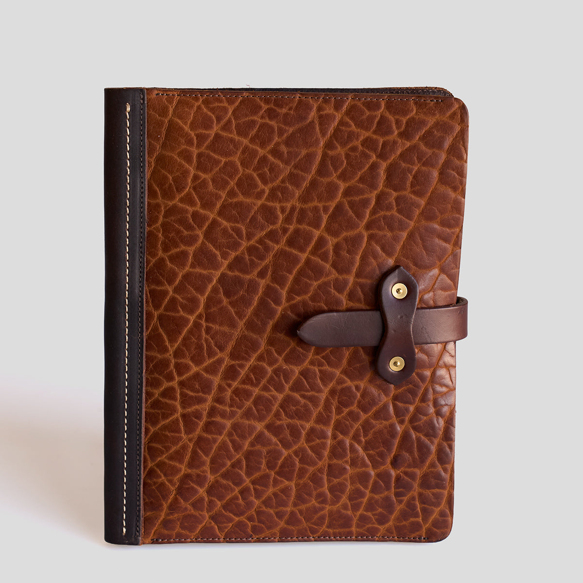 No.820 Portfolio A5 | Shrunken Bison Walnut