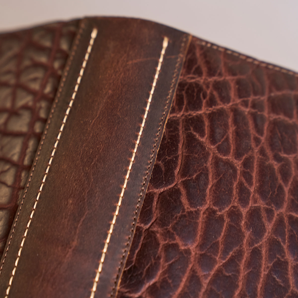 No.820 Portfolio A5 | Shrunken Bison Brown