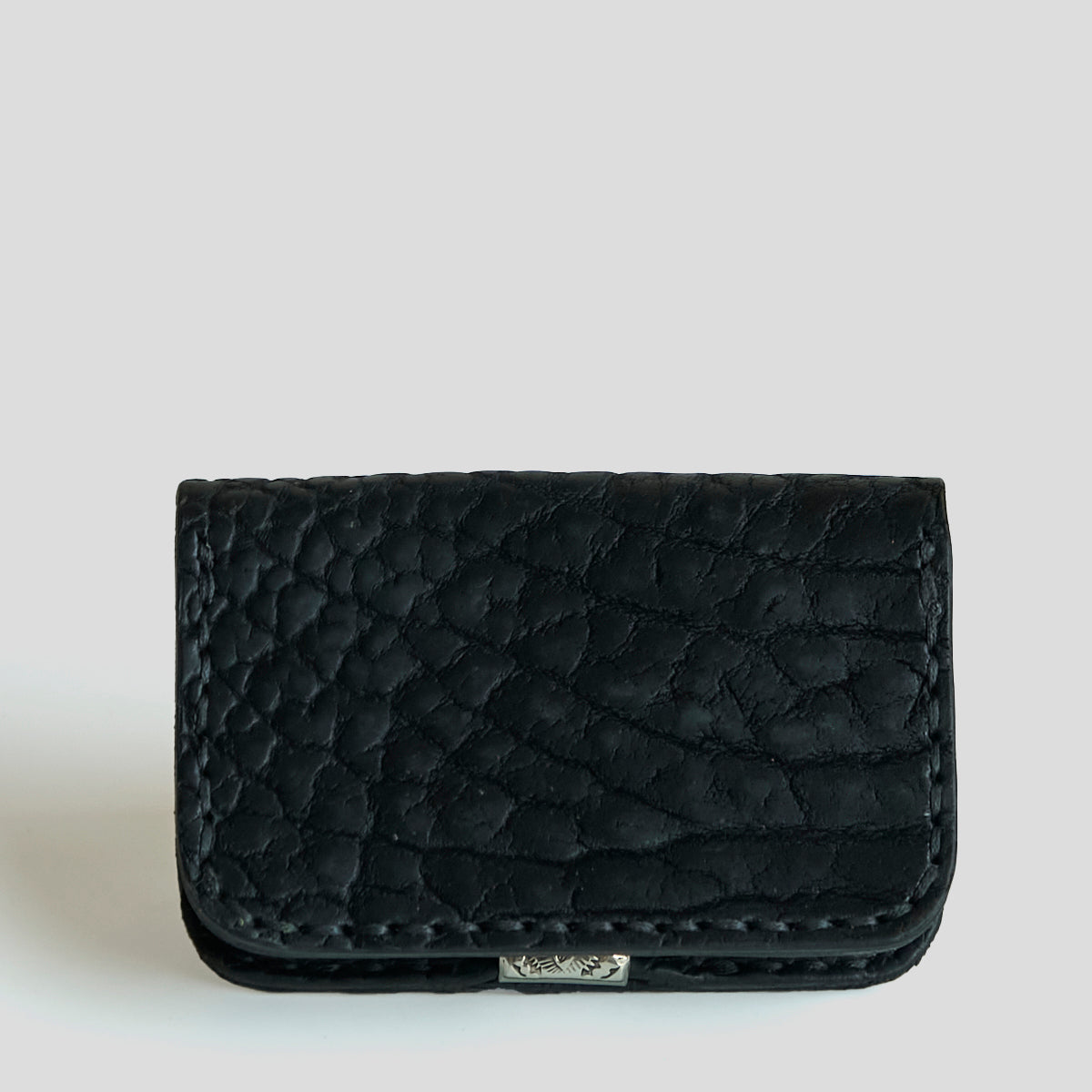 No.14 Heritage Silver Clip Wallet | Black Bison