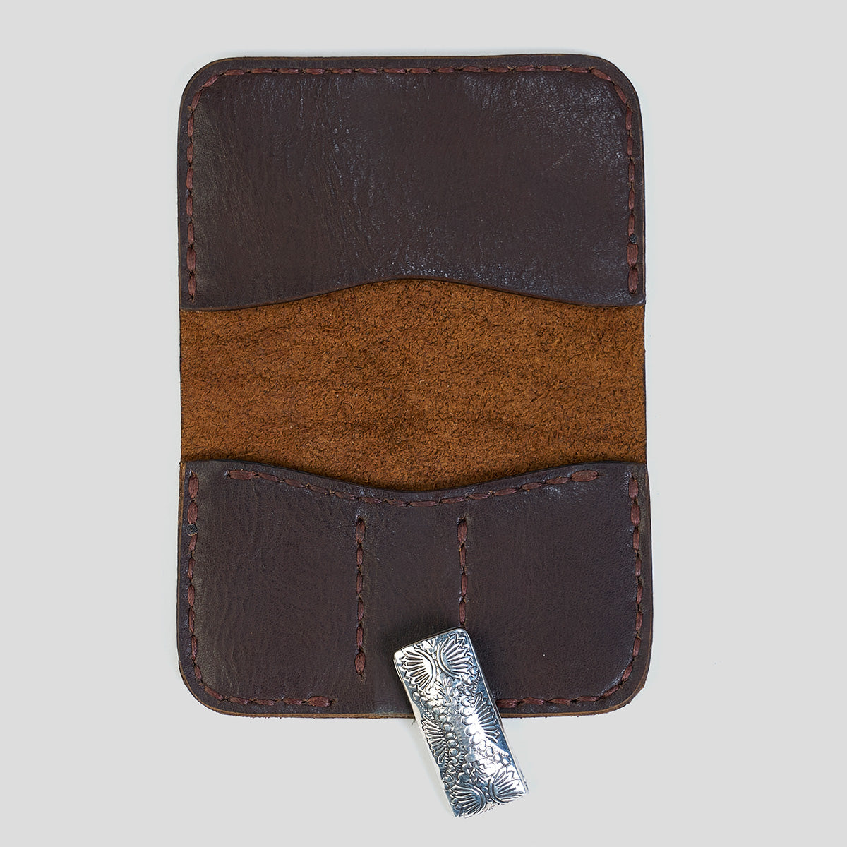 Bison Heritage Silver Clip Wallet No.14
