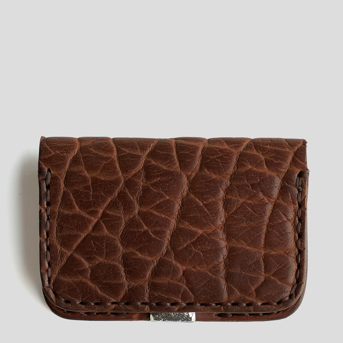 No.14 Heritage Silver Clip Wallet | Walnut Bison