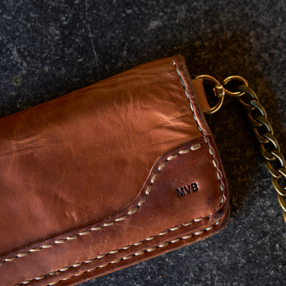 NO.830 Long Wallet | Shrunken Bison Black