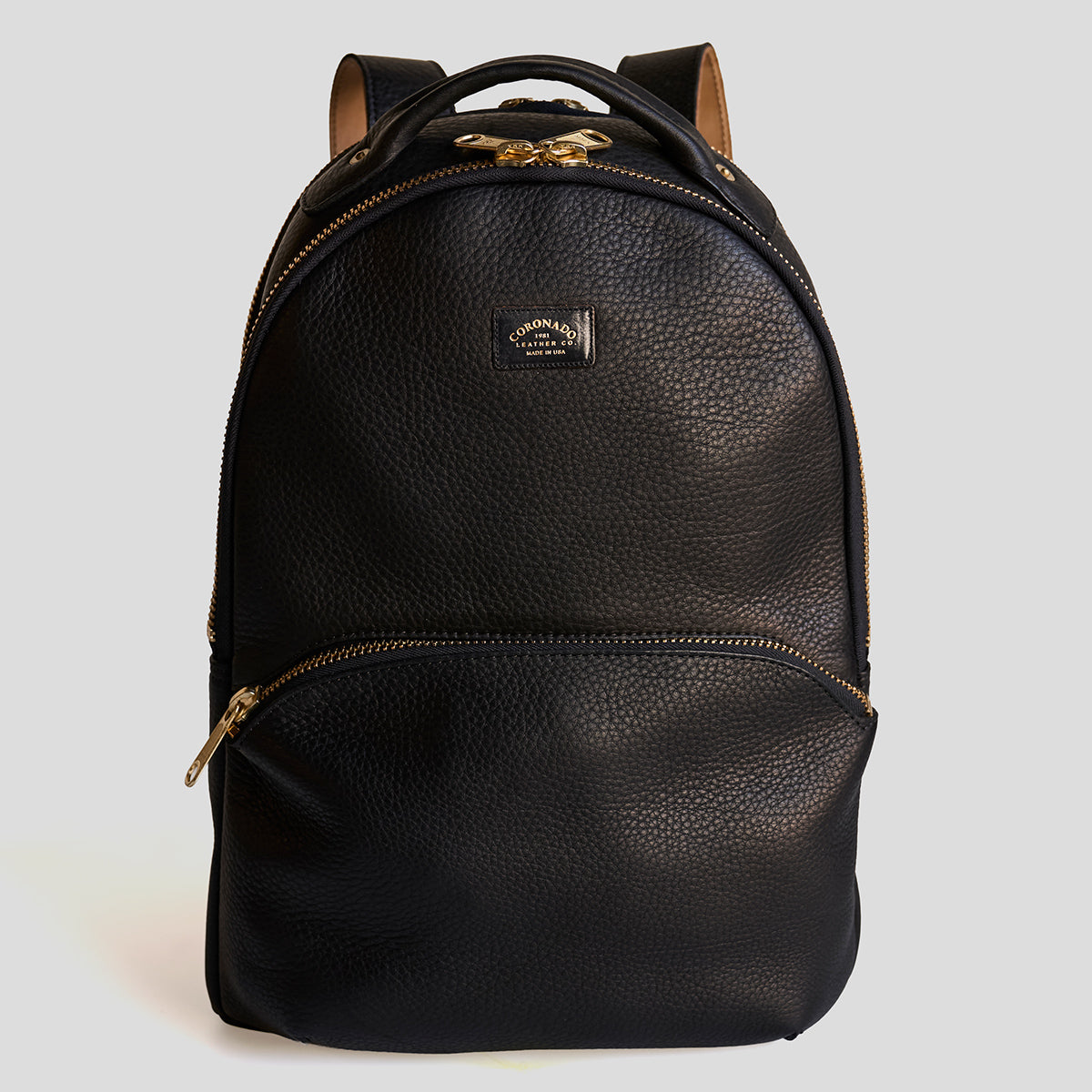 No.950 Clark II Backpack | Olive-Tanned Black Bullhide