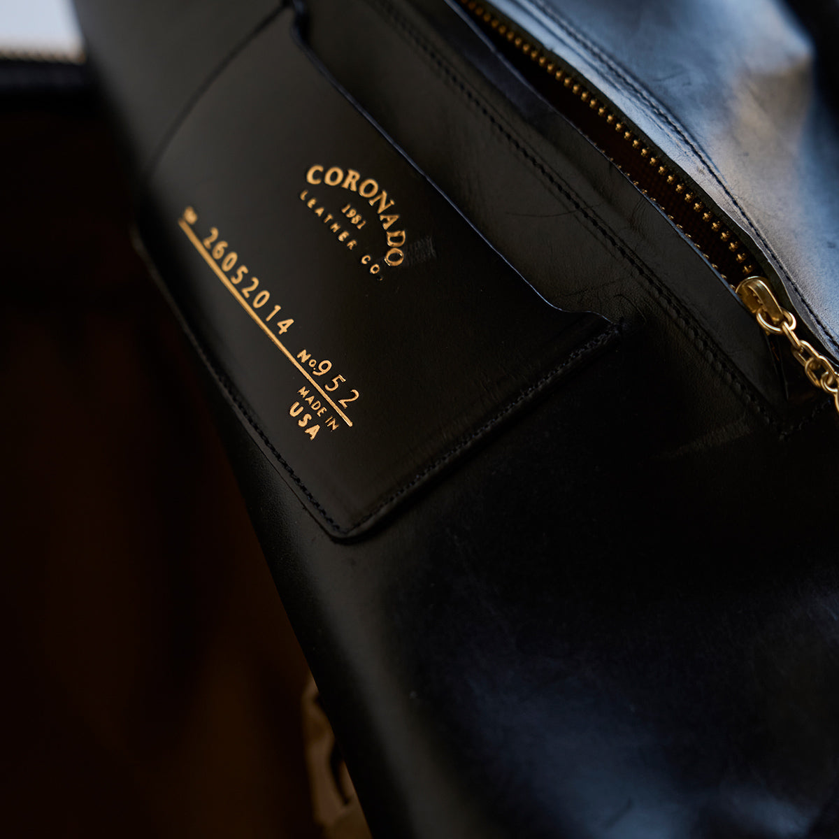 No.950 Clark II Backpack | Olive-Tanned Black Bullhide