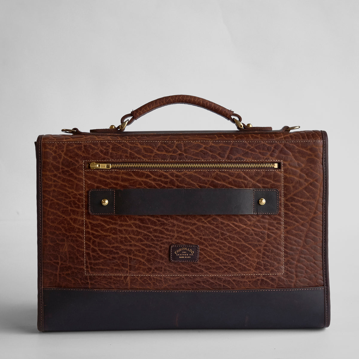 No.970 CO Executive Briefcase | Bison Walnut