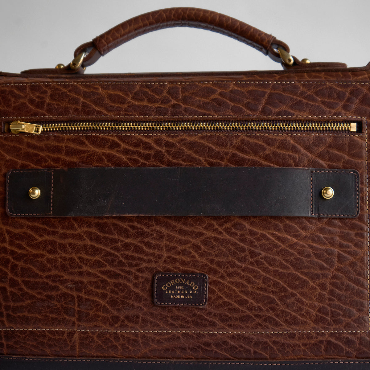 No.970 CO Executive Briefcase | Bison Walnut