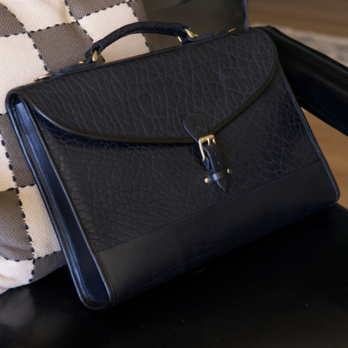 No.970 CO Executive Briefcase | Bison Black