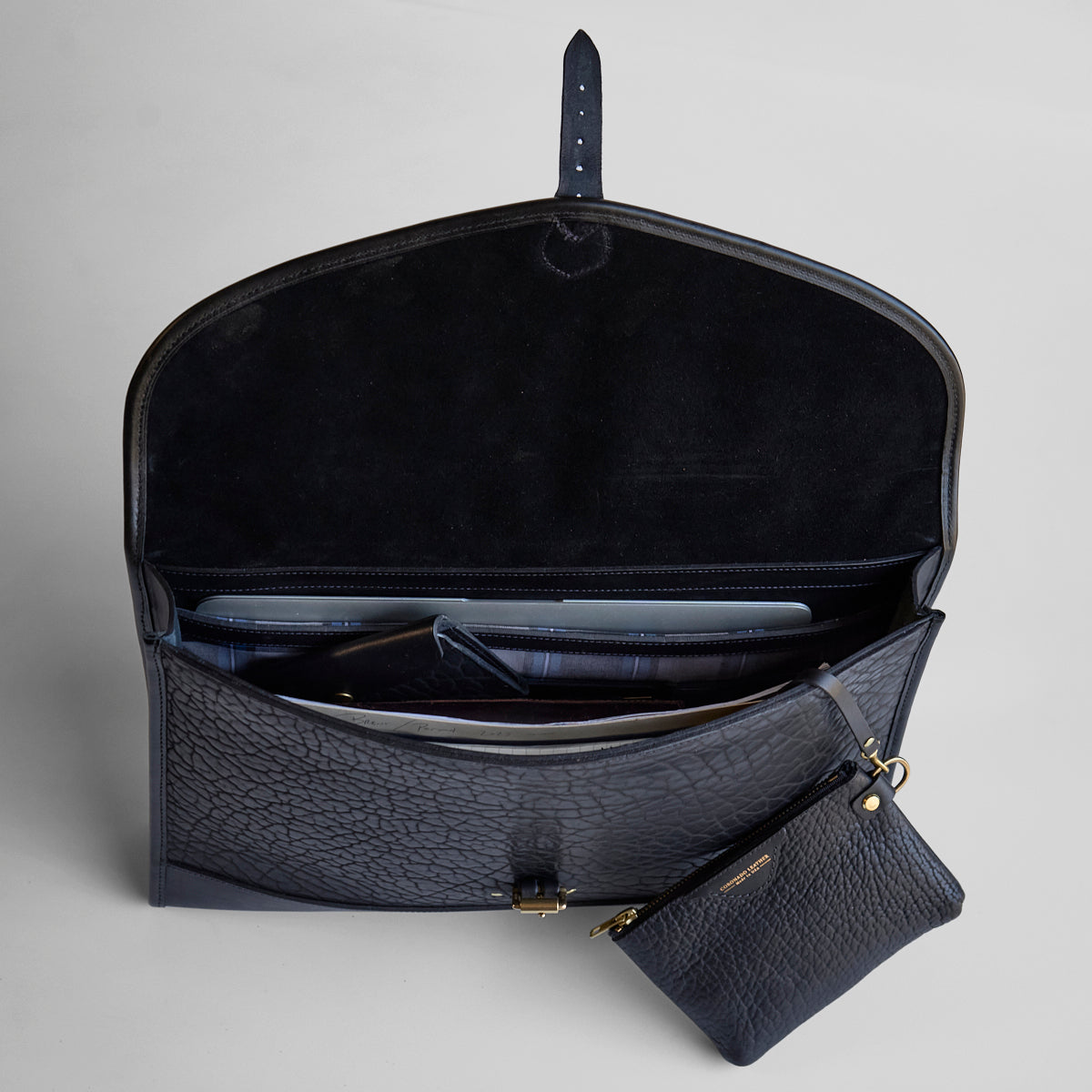 No.970 CO Executive Briefcase | Bison Black