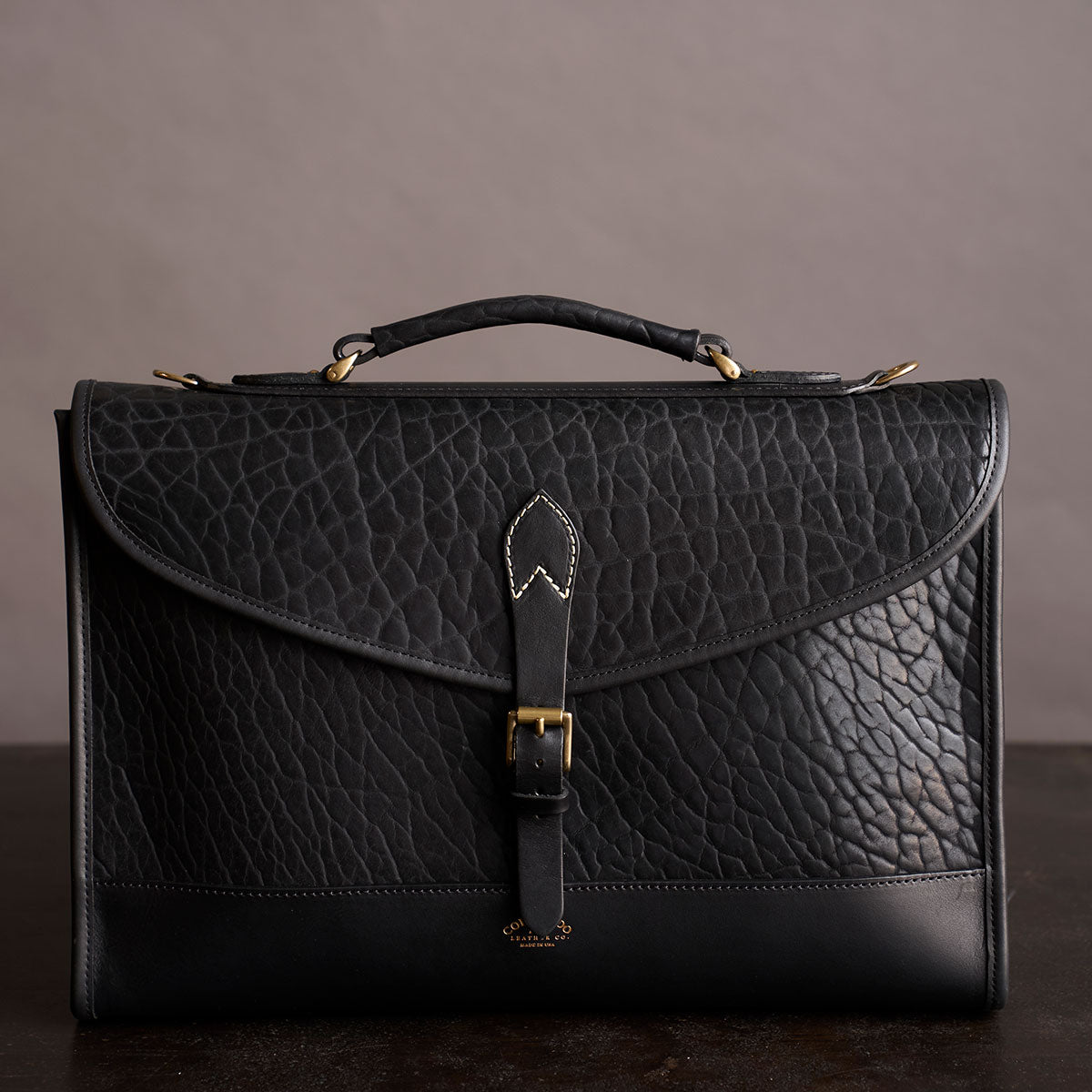 No.970 CO Executive Briefcase | Bison Black