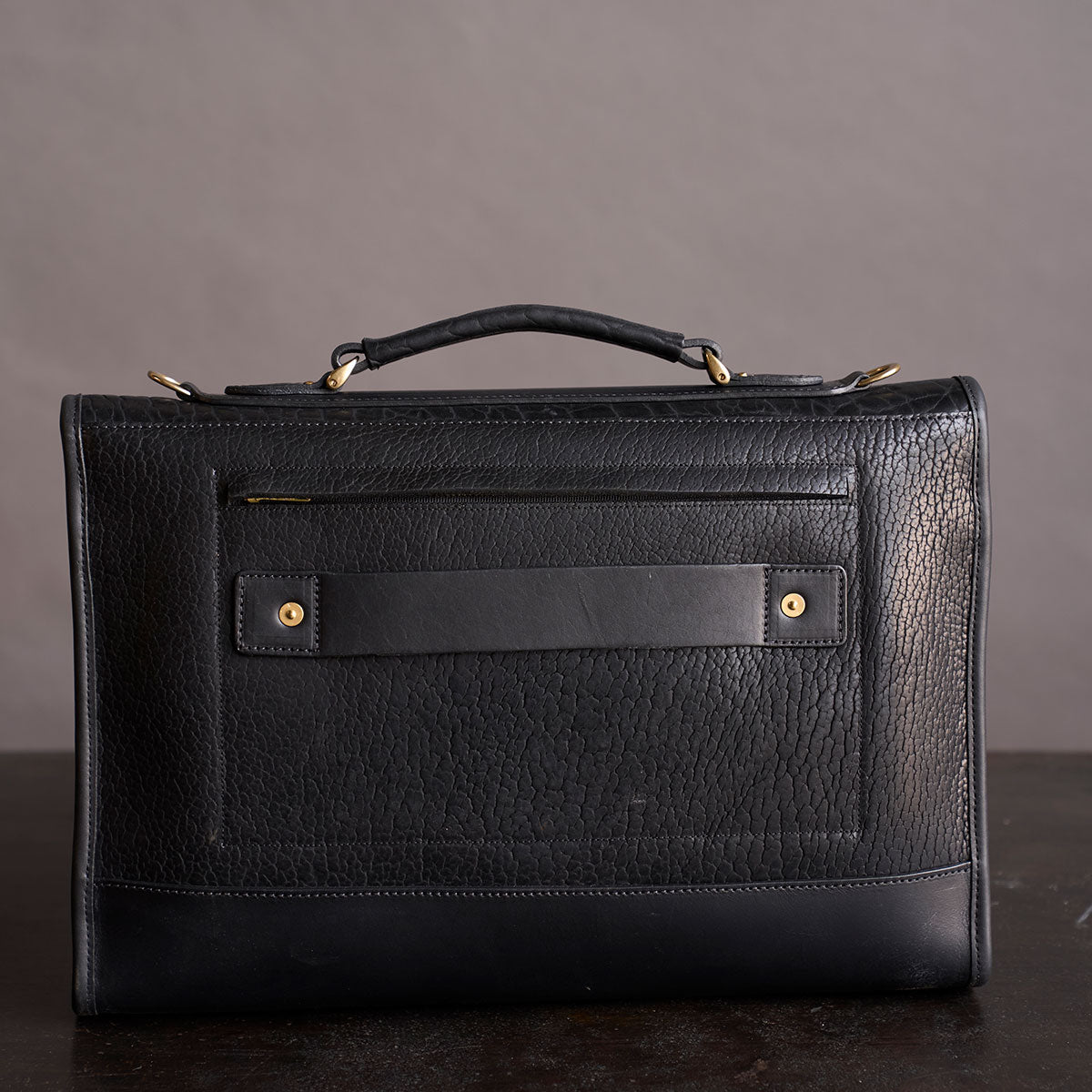 No.970 CO Executive Briefcase | Bison Black