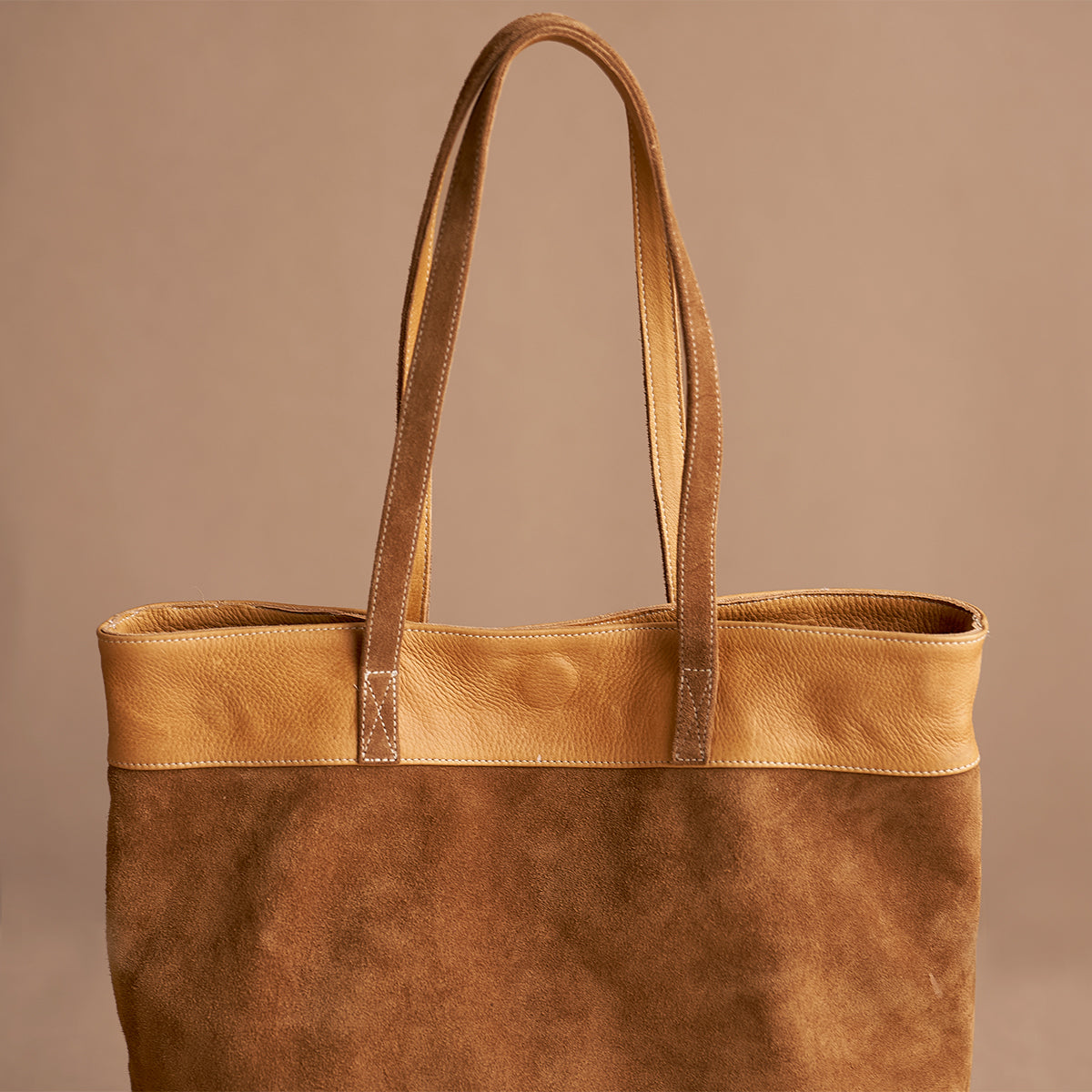 No.980 Monterey Tote | Cognac Suede