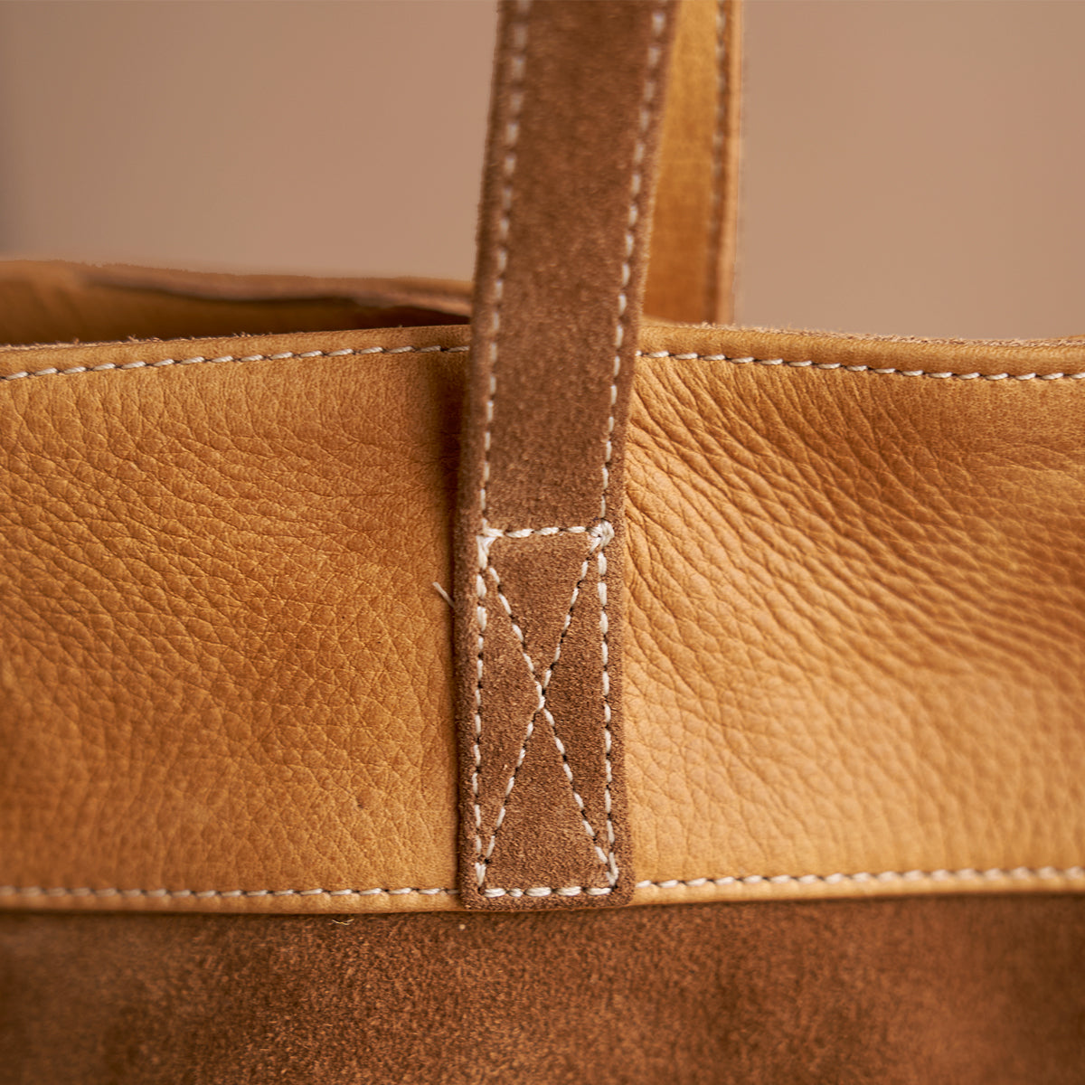 No.980 Monterey Tote | Cognac Suede