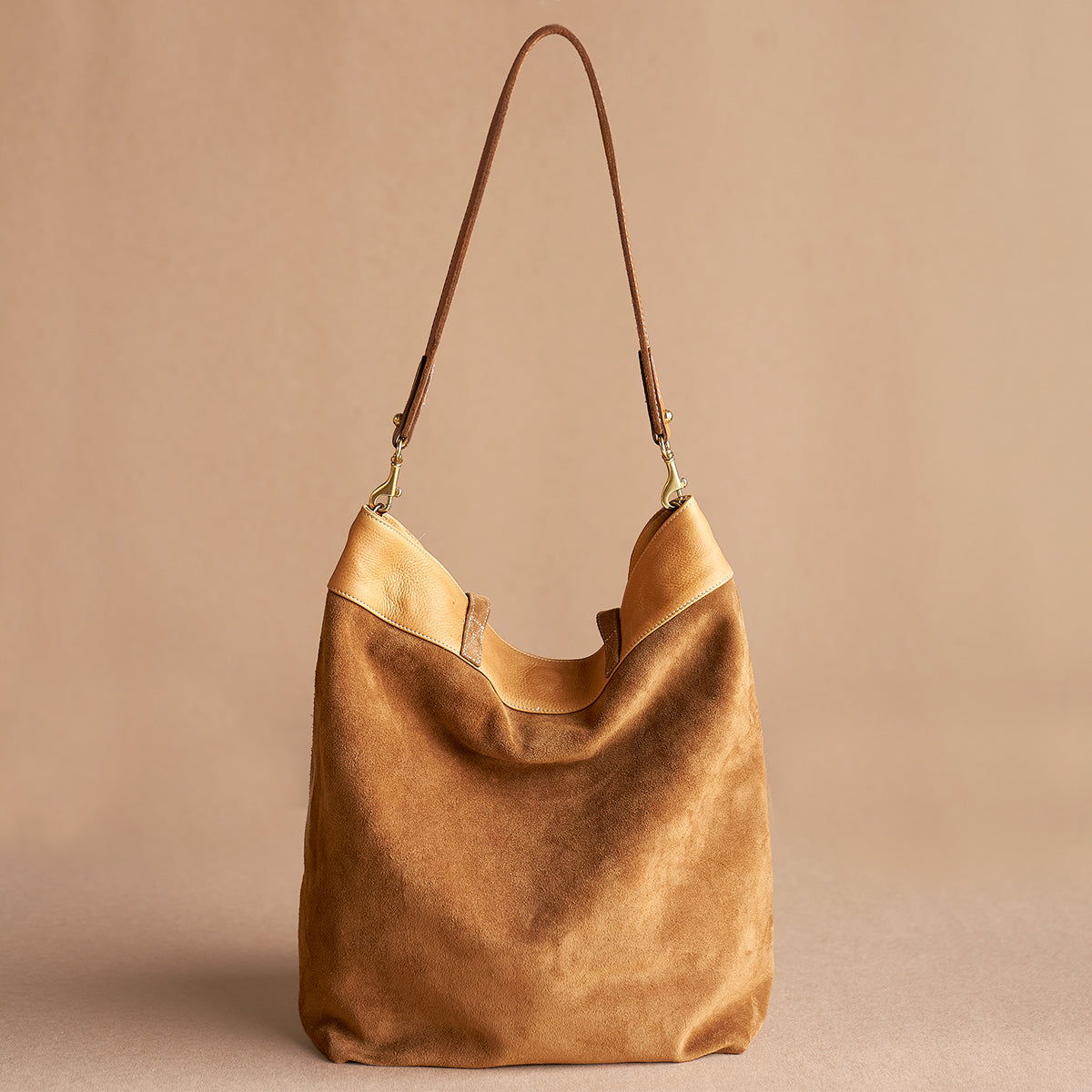 No.980 Monterey Tote | Cognac Suede