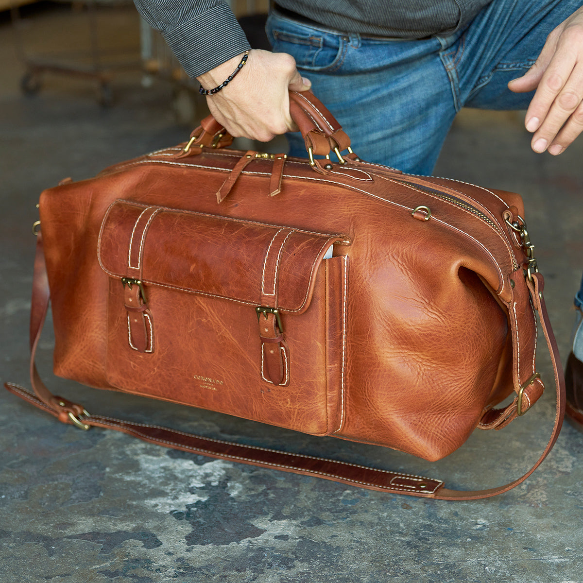 No.207 CEO Duffel | Americana Chestnut