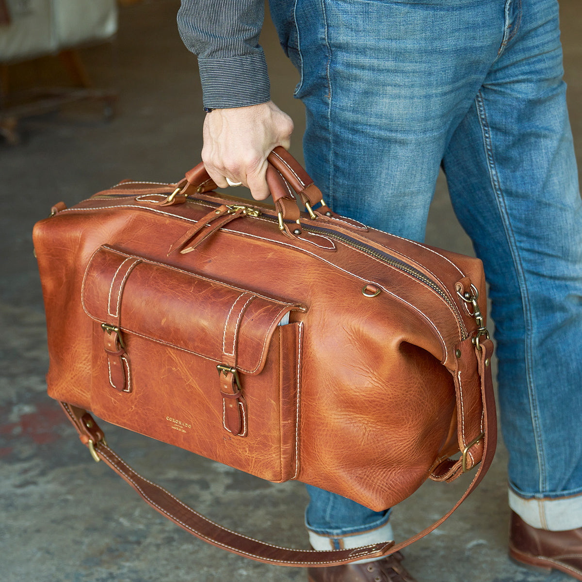 No.207 CEO Duffel | Americana Chestnut