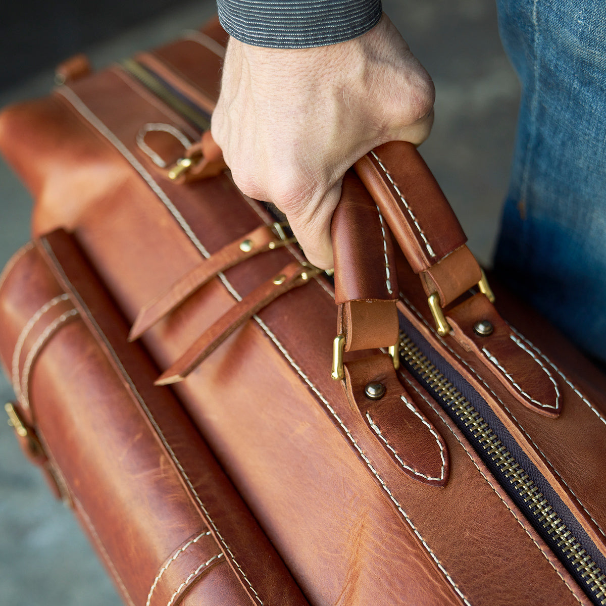 No.207 CEO Duffel | Americana Chestnut