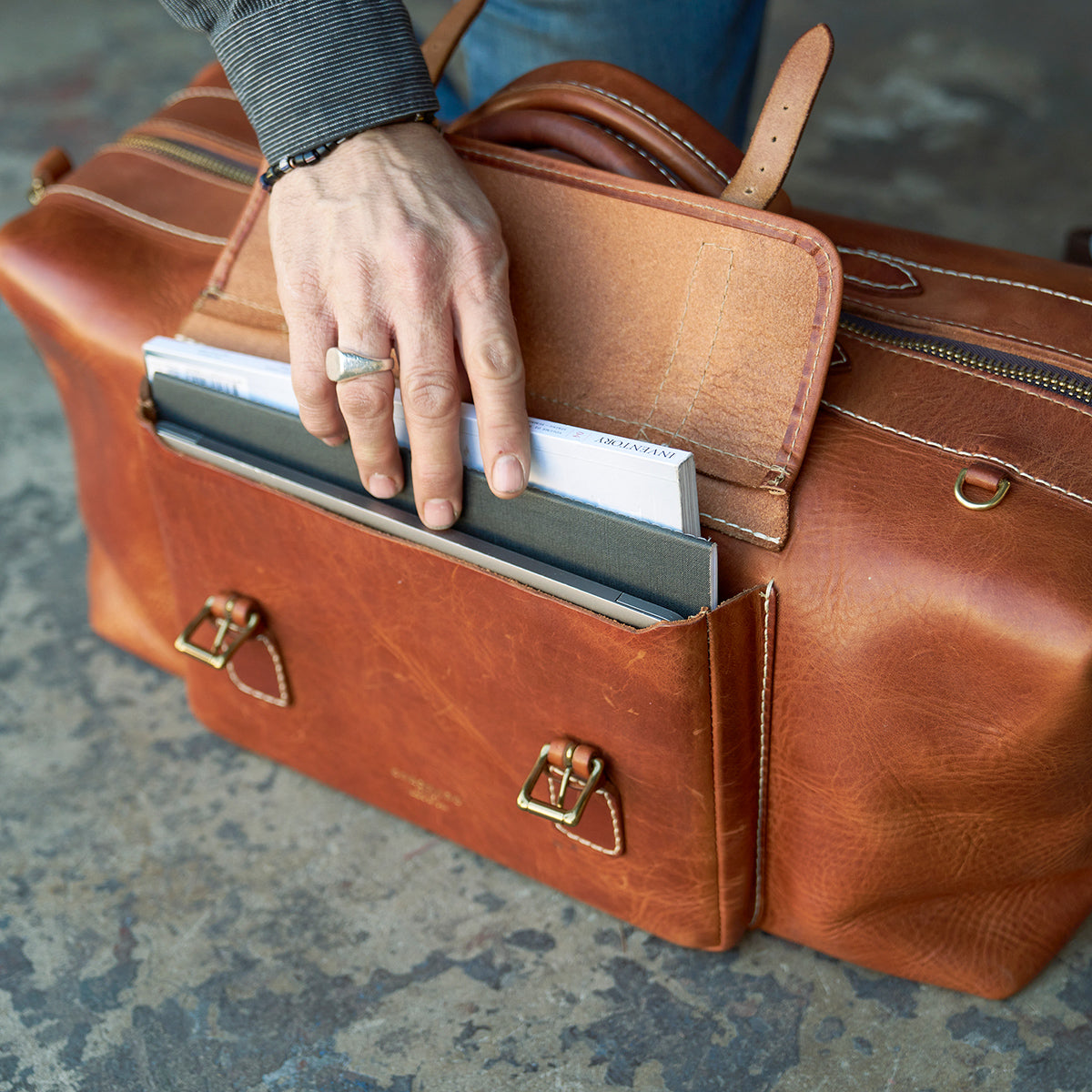 No.207 CEO Duffel | Americana Chestnut