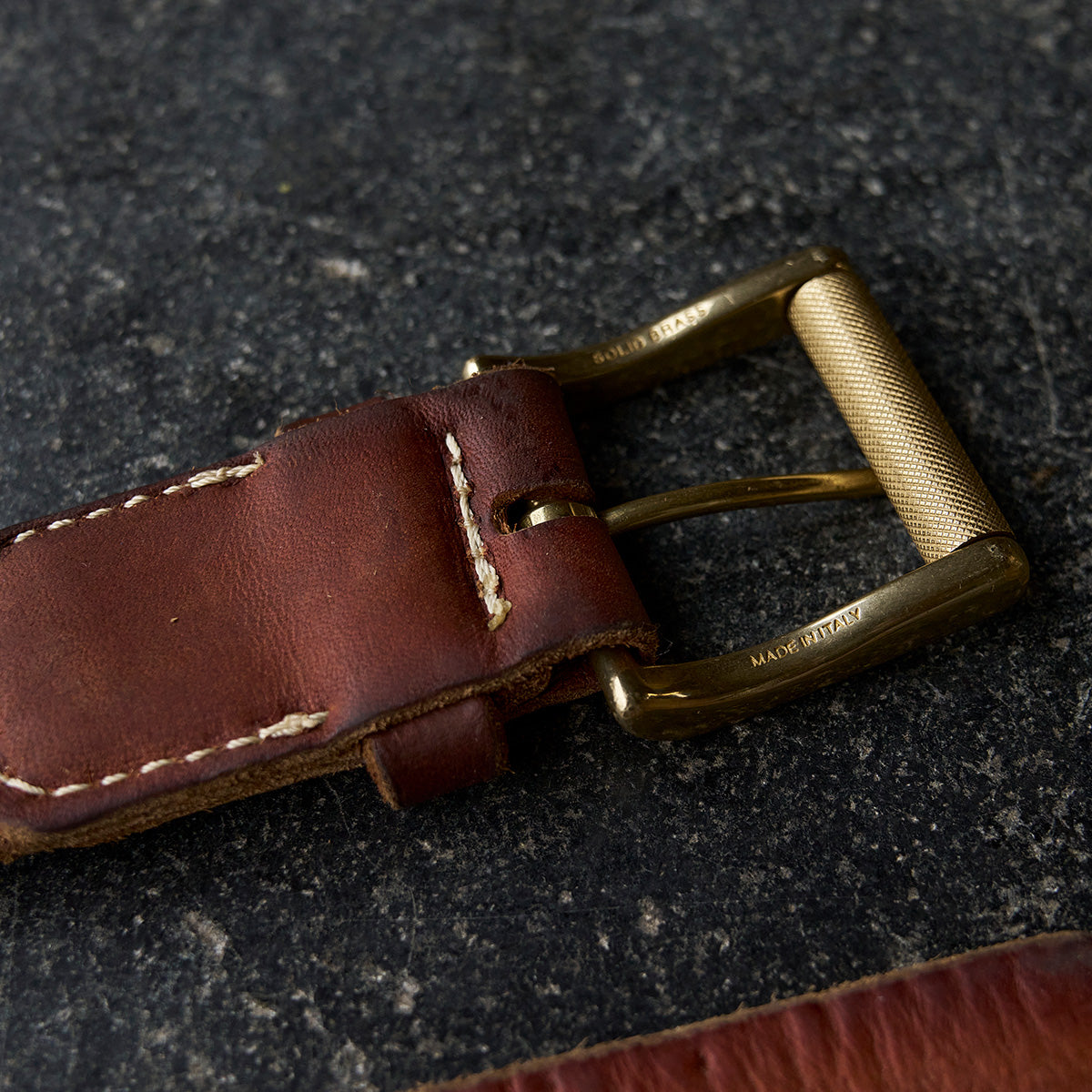 Vintage Stone-Washed Belt #527