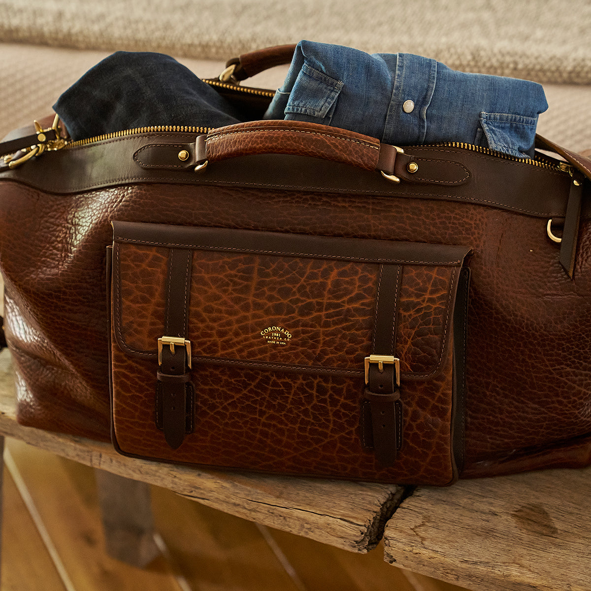 No.207 CEO Duffel | Bison Walnut