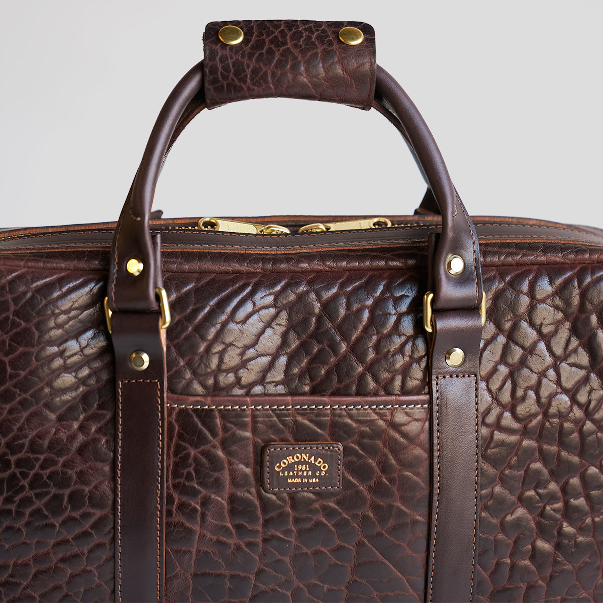 No.551 Slim Briefcase | Bison Brown