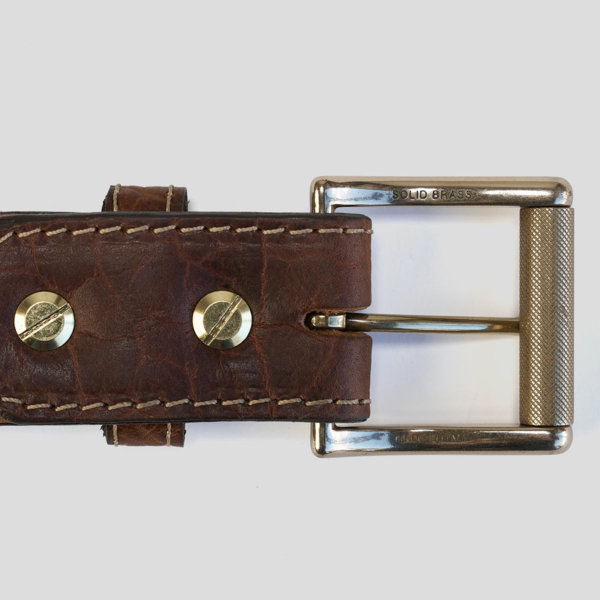 No.100 Sedona Belt | Shrunken Bison Brown