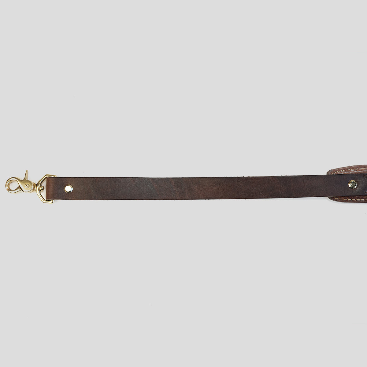No.800 Guitar Strap | Brown Latigo & Bison