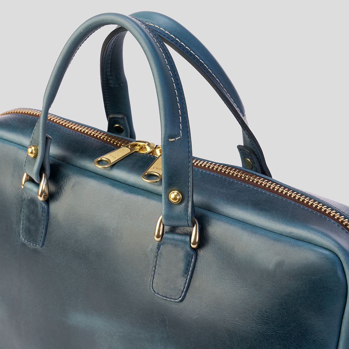 The Porter Briefcase No.210 | Horween® Indigo