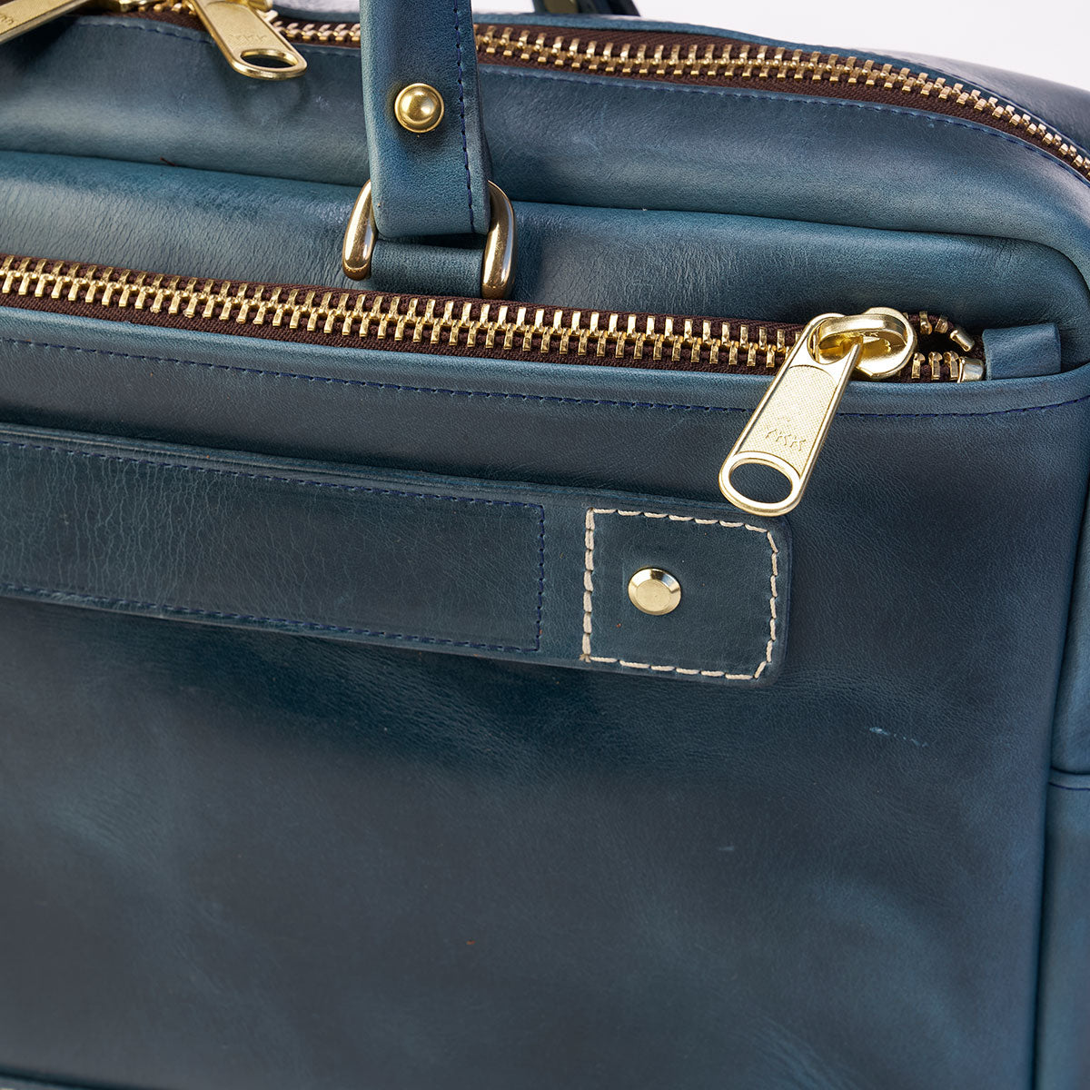 The Porter Briefcase No.210 | Horween® Indigo