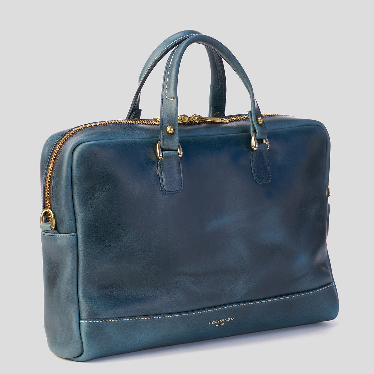 The Porter Briefcase No.210 | Horween® Indigo