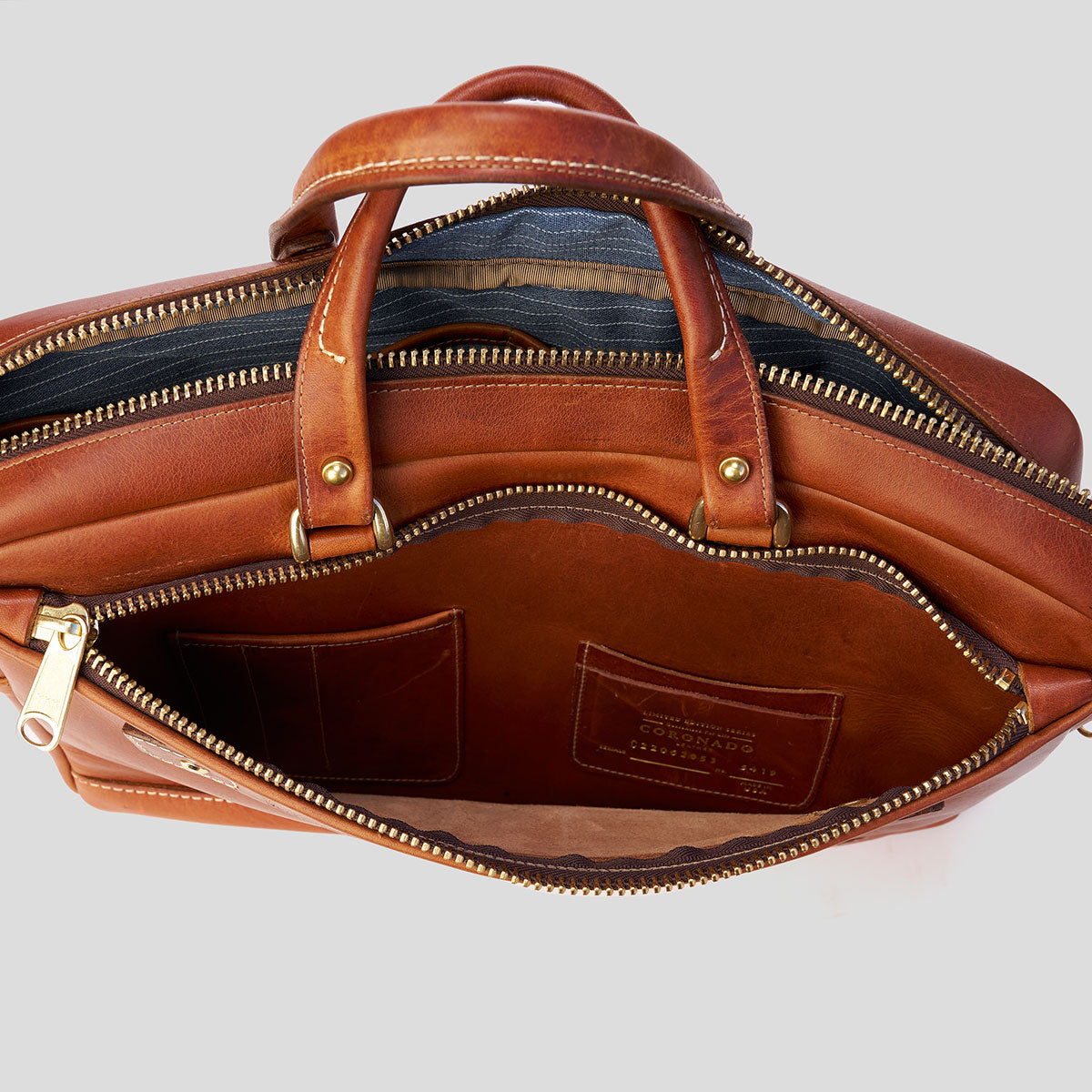 The Porter Briefcase No.210 | Horween® Indigo