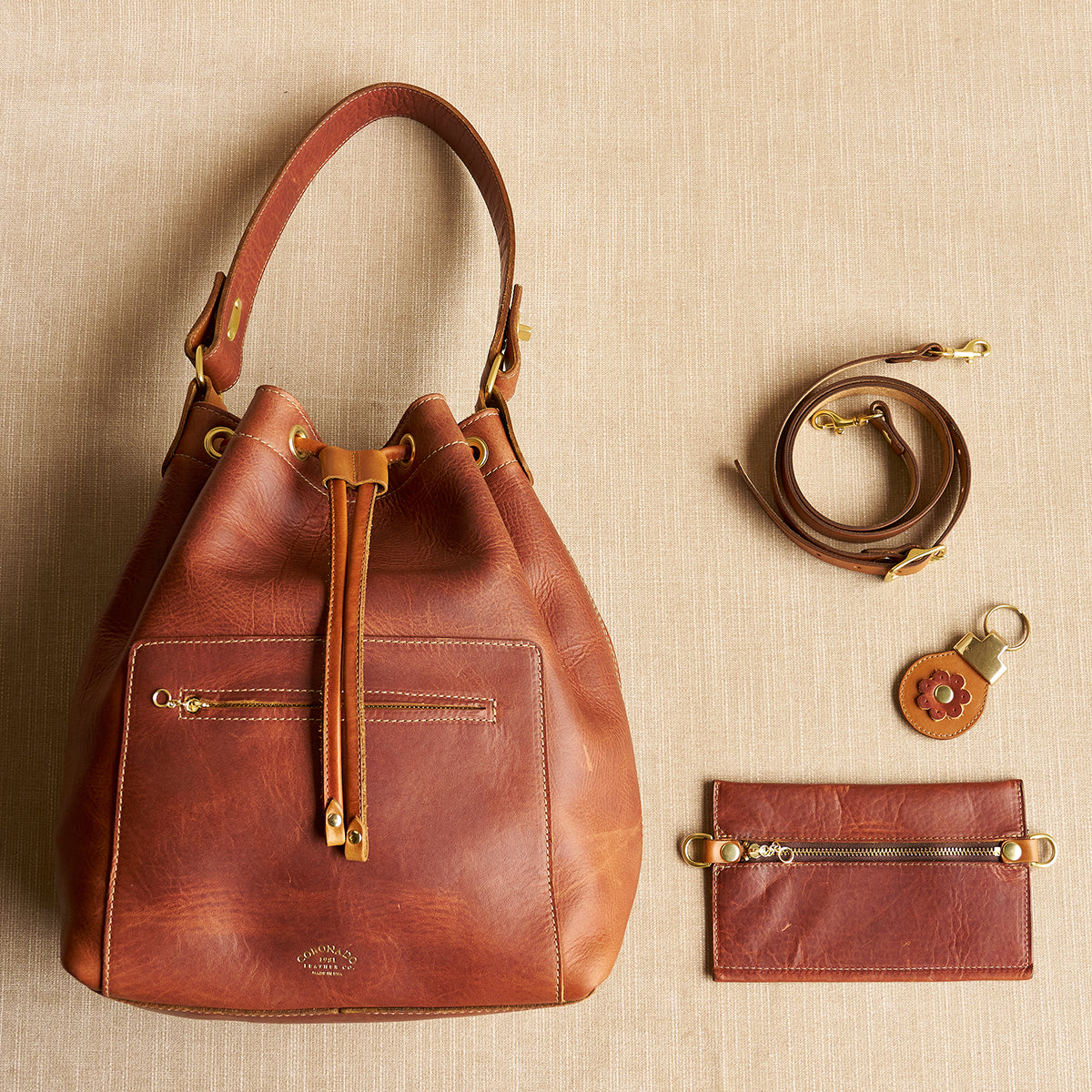 Jean Bucket Hobo | Saddle