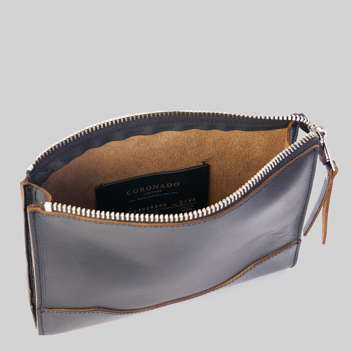 No.194 Utility Pouch | Horween® CXL Black