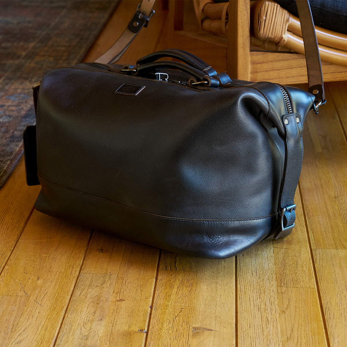 No.300 Field Duffel Horween Football Black | LE x5 Made