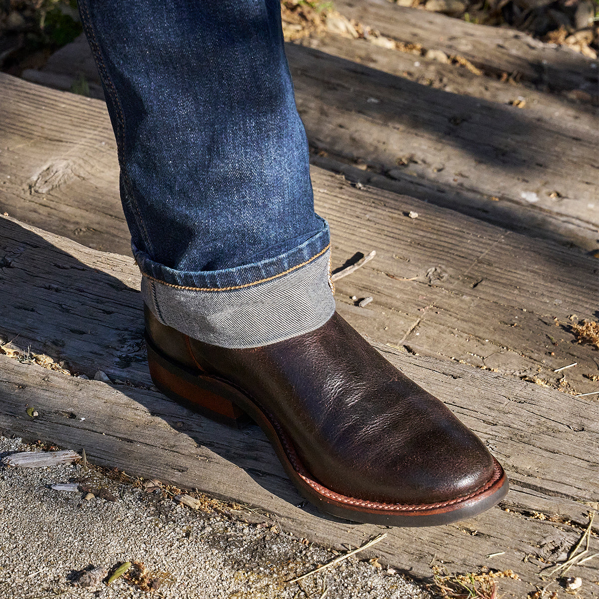 No.10 CXL Horsehide Roper | Horween® CXL Chicago Brown