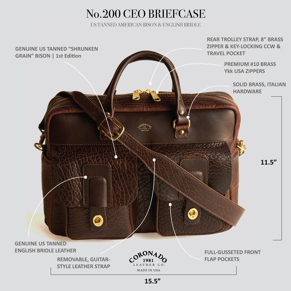 No. 200 CEO | Bison Brown x10