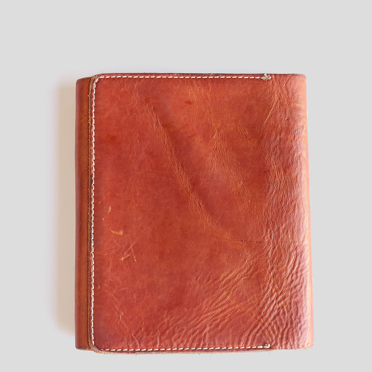 No.324 A5 Flap Folio | Stone-Washed Horween®