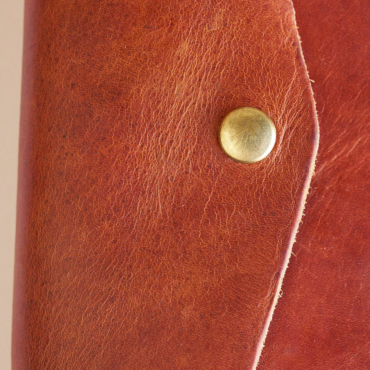 No.324 A5 Flap Folio | Stone-Washed Horween®