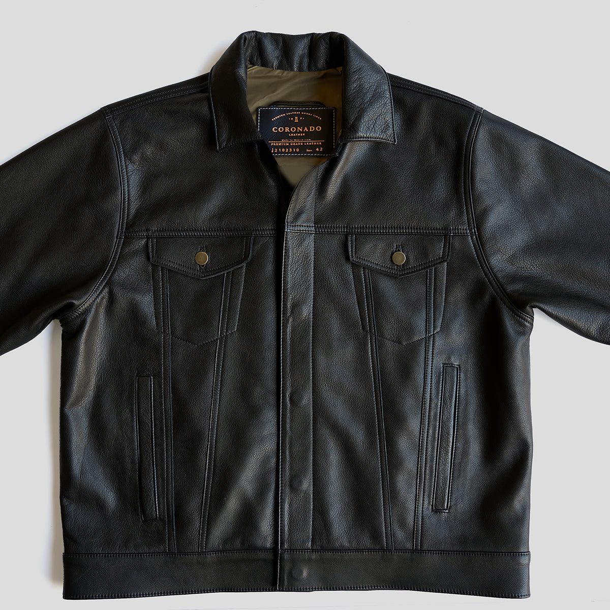No.210 Dean Jacket | Steerhide Black