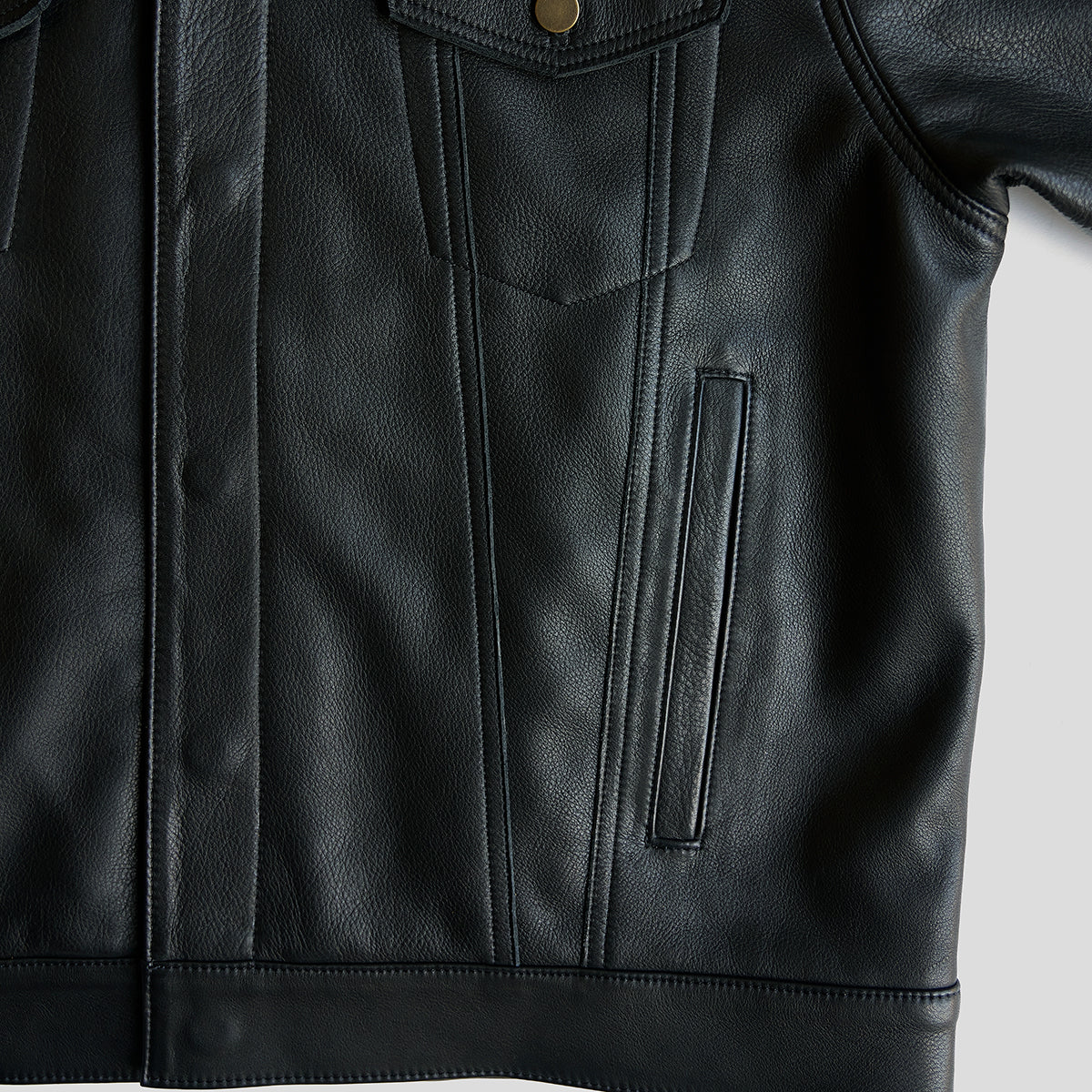 No.210 Dean Jacket | Steerhide Black