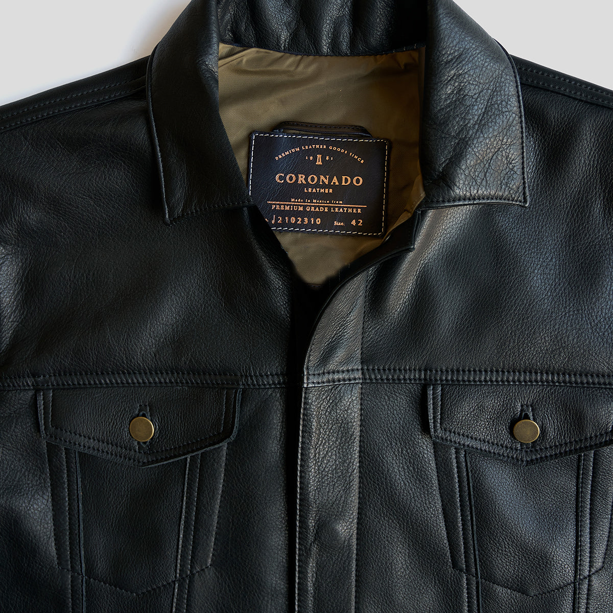No.210 Dean Jacket | Steerhide Black