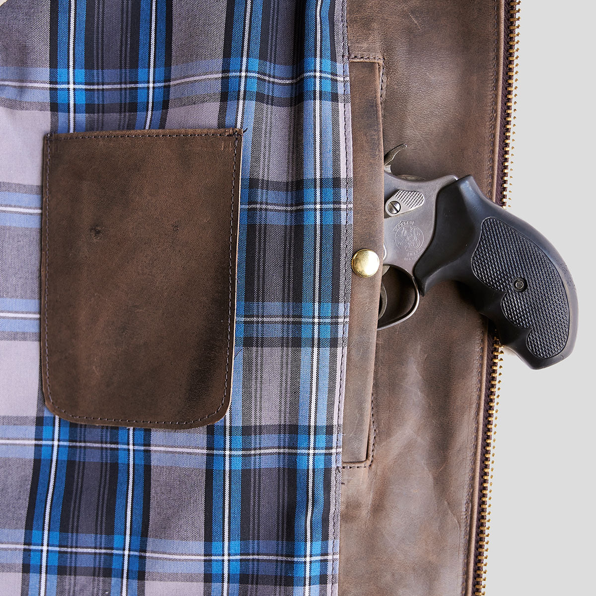 No.320 Garrison Jacket | Horsehide Vintage Brown