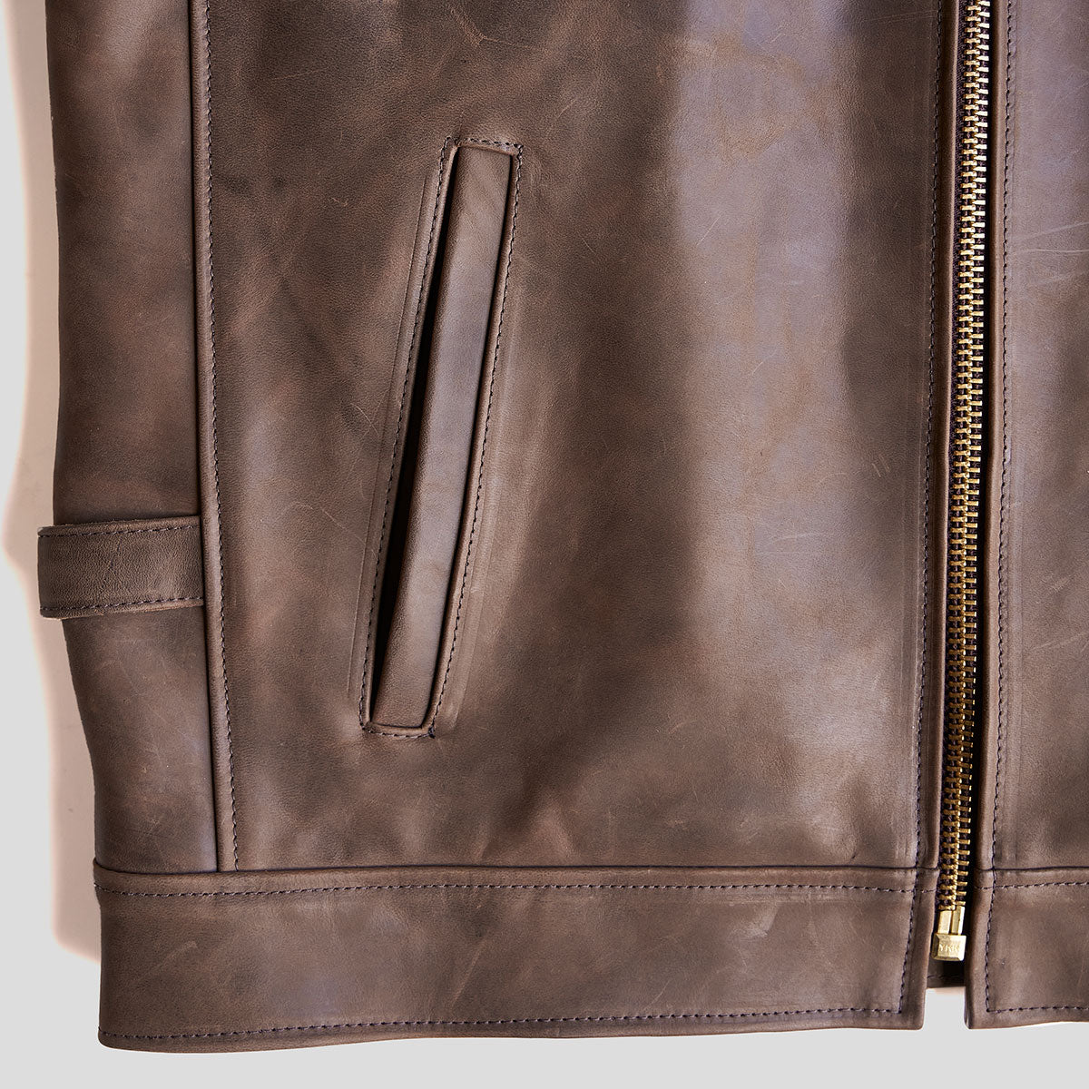 No.320 Garrison Jacket | Horsehide Vintage Brown