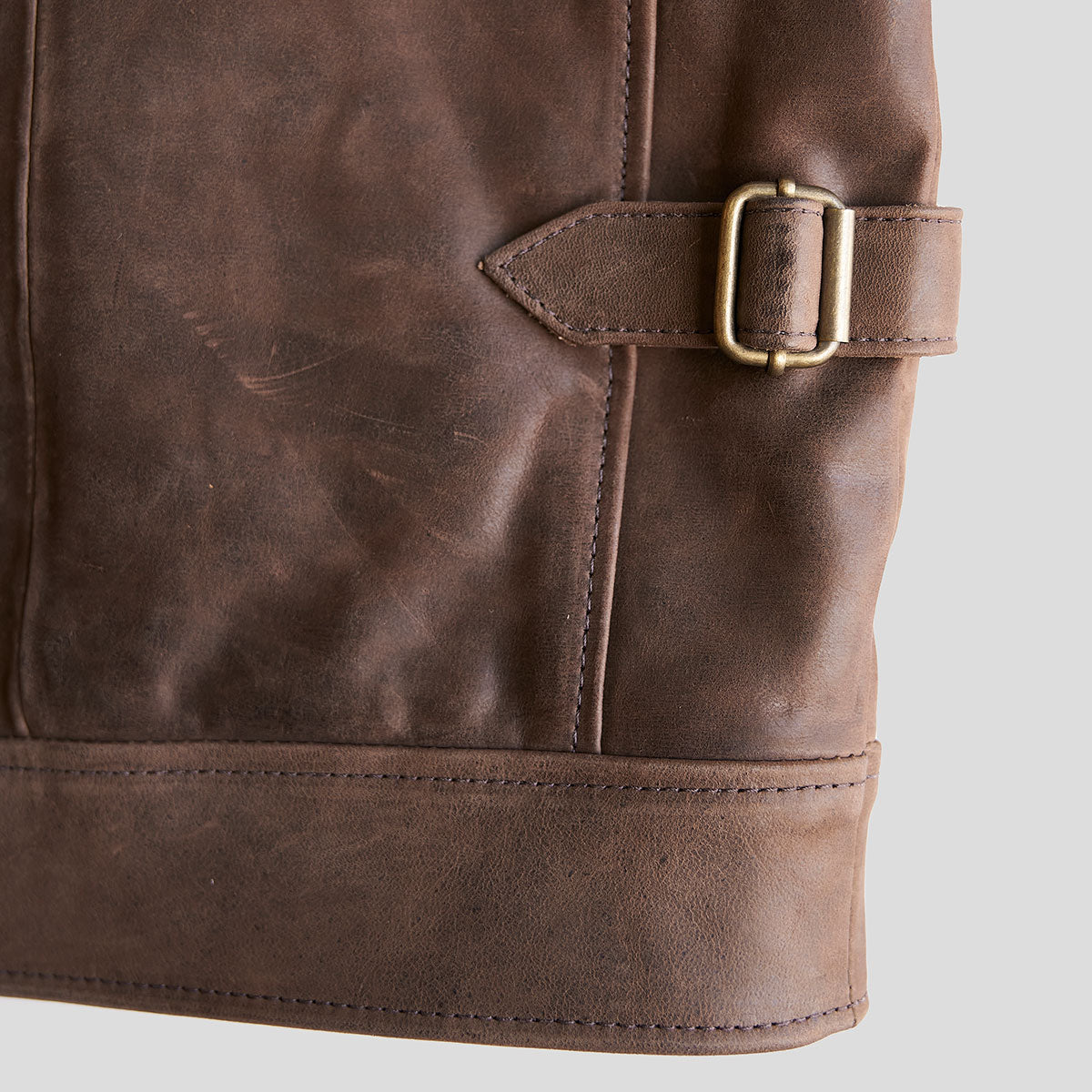 No.320 Garrison Jacket | Horsehide Vintage Brown