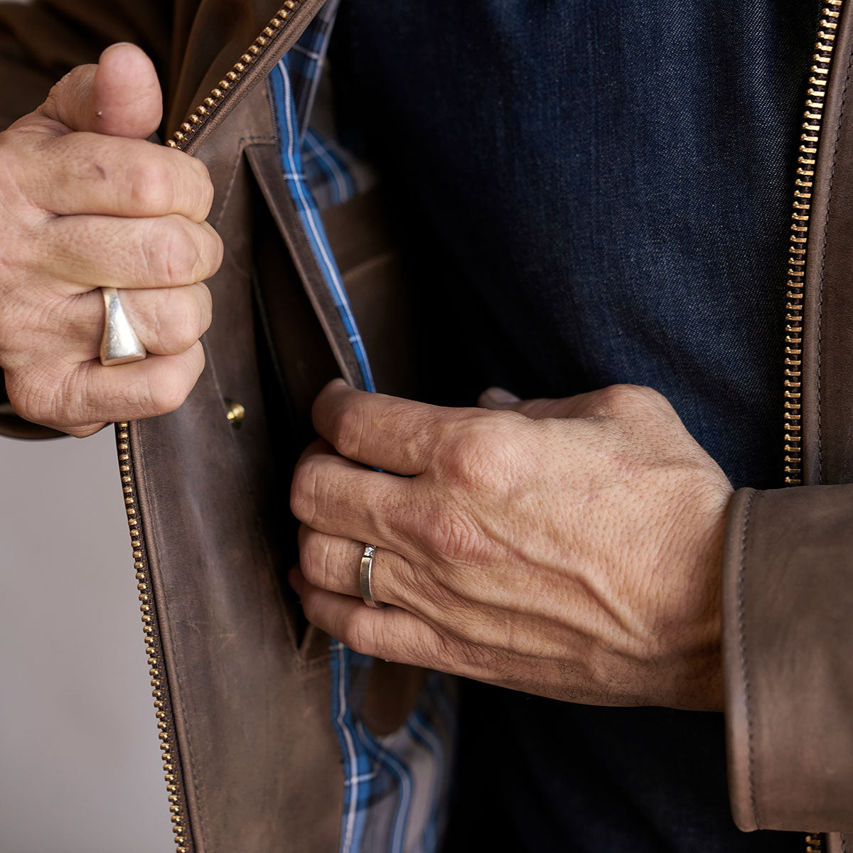 No.320 Garrison Jacket | Horsehide Vintage Brown