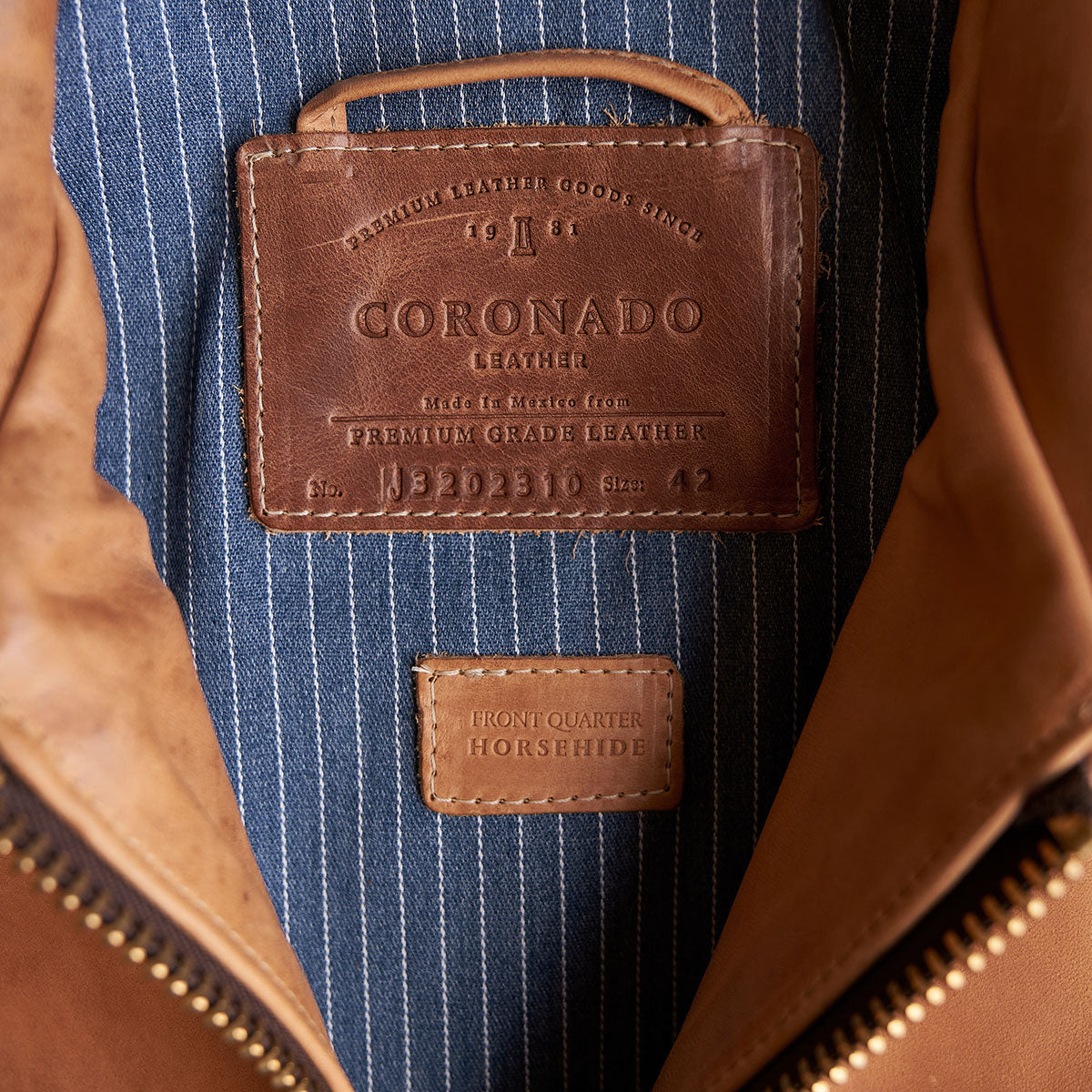 No.320 Horsehide Garrison Jacket | Vintage Tan